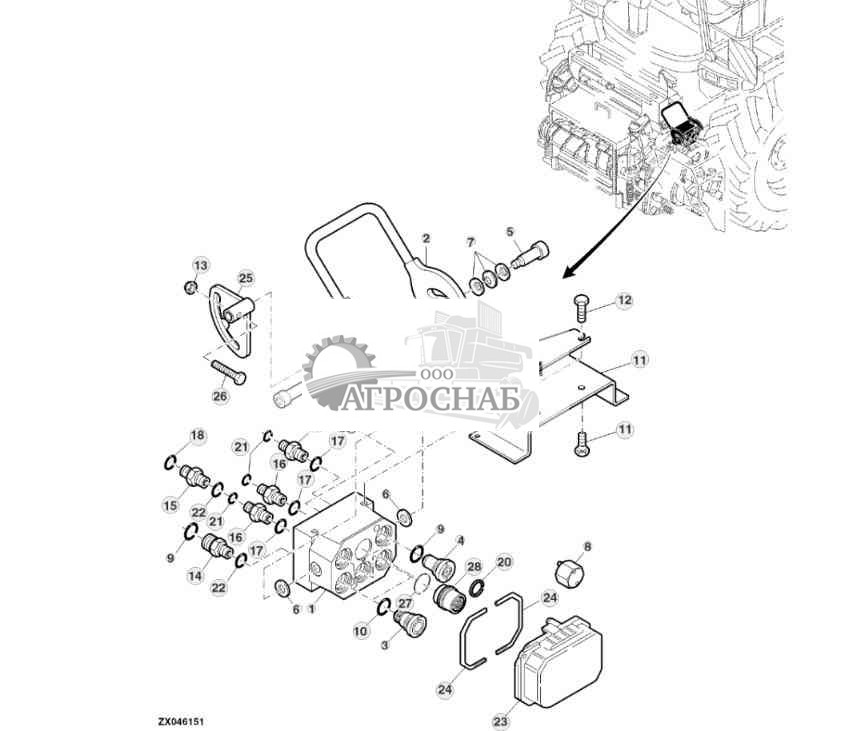 Навесное оборудование, платформенная жатка, серия 600 